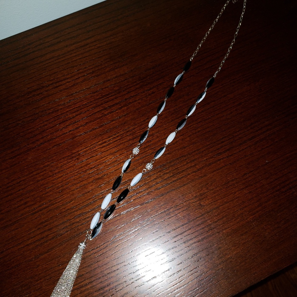 Long tassle necklace